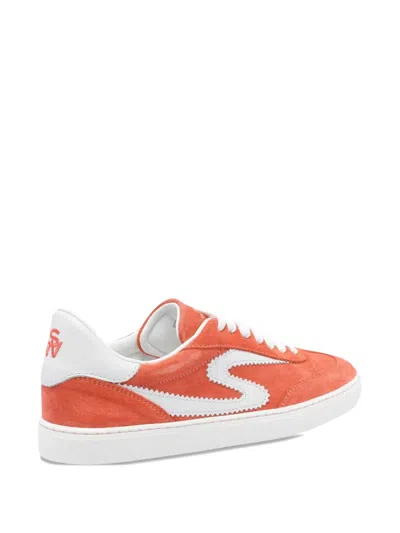 Stuart Weitzman Low Top Sneakers Contrast Stitching