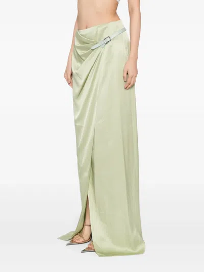 Tom Ford Belted Wrapped Maxi Skirt