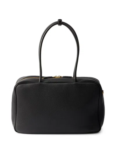 Prada Large Re-nylon And Leather Top-handle Bag