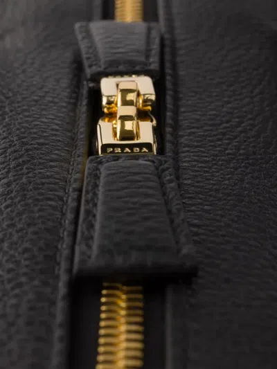 Prada Large Re-nylon And Leather Top-handle Bag