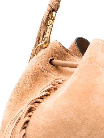 Jimmy Choo Borsa A Tracolla Bon Bon In Pelle Scamosciata Pesca  Donna