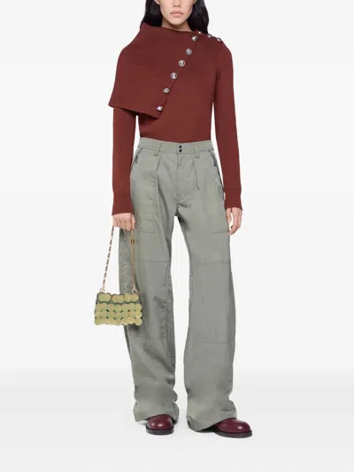 Rabanne 'kaki Sparkle Nano' Shoulder Bag