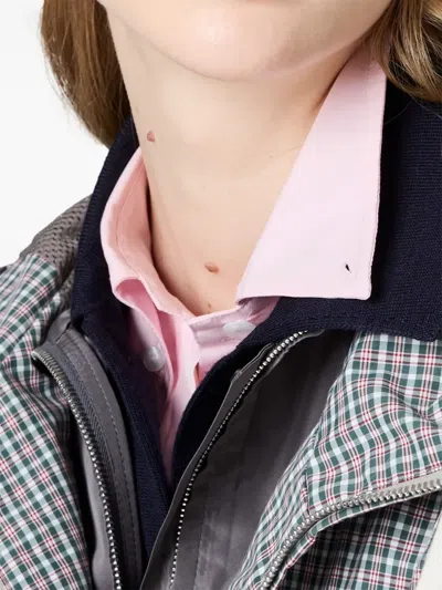 Miu Miu Checked Bomber Jacket