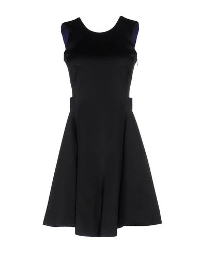 Emporio Armani Short Dress In Black