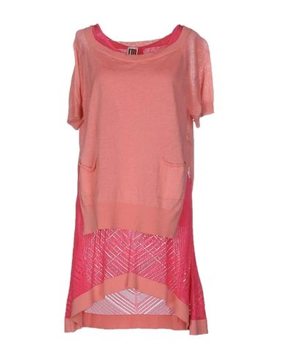 I'm Isola Marras Short Dress In Salmon Pink