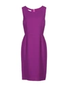 Oscar De La Renta Knee-length Dress In Purple