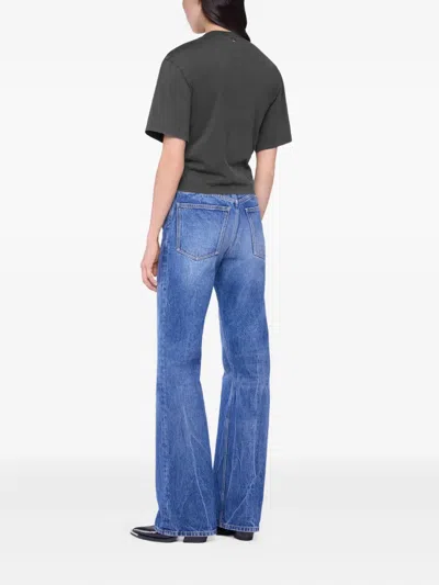 Rabanne Graphic Print Cropped T-shirt With Ring Detail