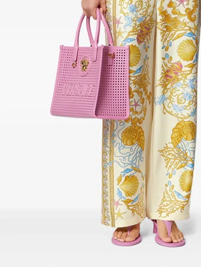 Versace 'underwater Barocco' Silk Shirt Made In Multi