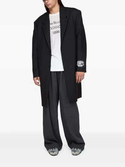 Acne Studios Single-breasted Wool Coat