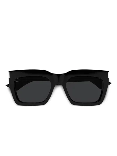Saint Laurent Black-black-black Recycled Acetate Sunglasses