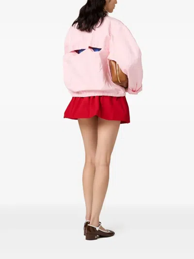 Miu Miu Cotton Poplin Button-front Shirt Jacket