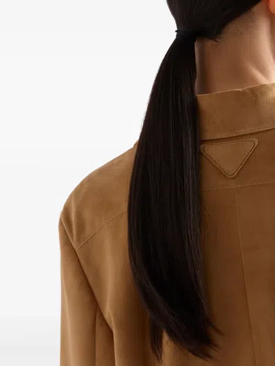 Prada Suede Blouson Jacket