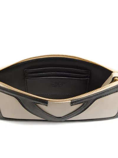 Valentino Viva Superstar Leather Envelope Clutch Bag In White