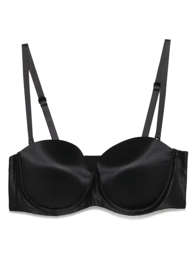 Wolford Sheer Touch Bandeau Bra In Black