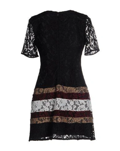 Shop Ainea Short Dress In Black