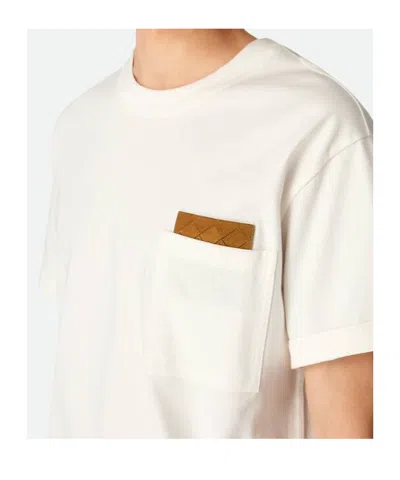 Bottega Veneta Pima Cotton Jersey T-shirt In White