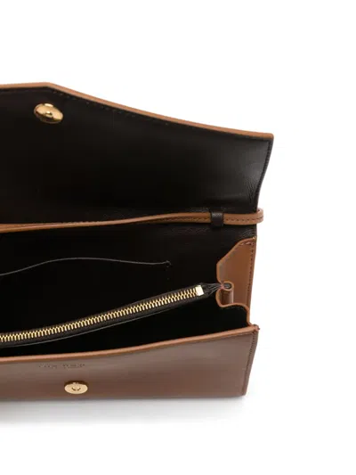 Pre-owned The Row Envelope Cross Body Bag In Brown