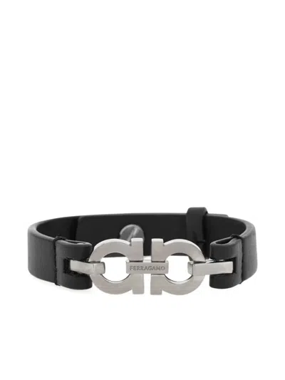 Ferragamo Silver  Black Bracelets