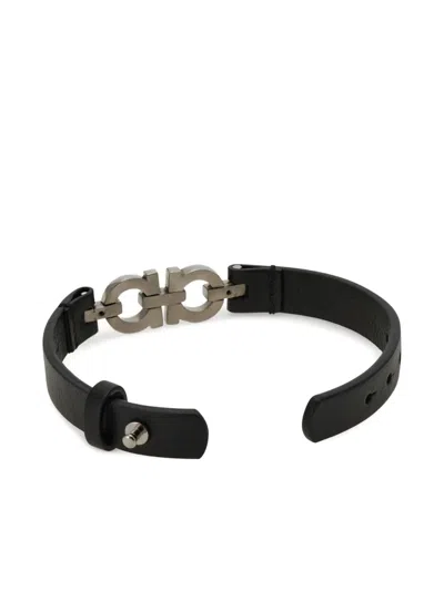 Ferragamo Silver  Black Bracelets