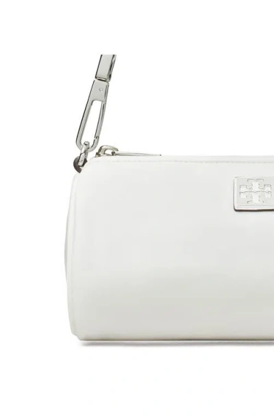 Tory Burch Virginia Nylon Cylinder Bag Snow White