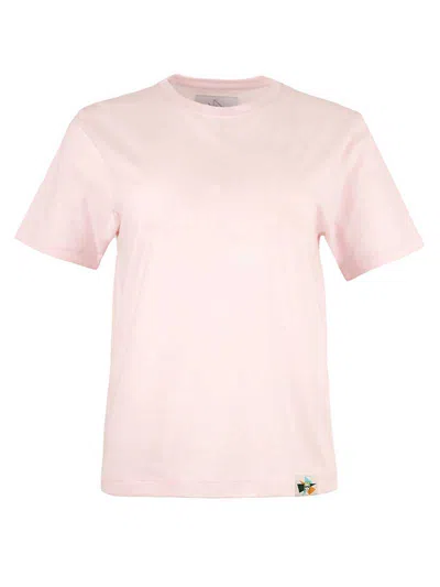 Blonde Gone Rogue Women's Pink / Purple Heavy Cotton Blank Tee, Organic Cotton, In Pink