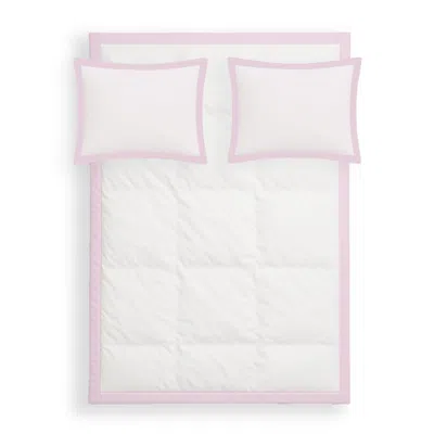 Decoflux Home Pink / Purple / White Bedding Set Frame Inner Primrose Pink Uk Super King, Us King