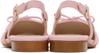 Hai Pink Reqins Edition Circee Ballerina Flats In Pink