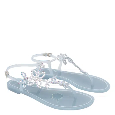 Menghi Rubber Sandals In Blue