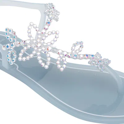 Menghi Rubber Sandals In Blue