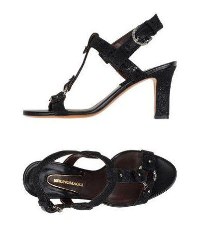 Shop Bruno Magli Sandals In Black