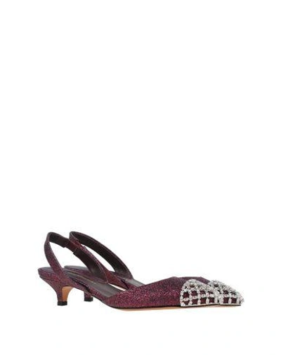 Shop Bruno Magli Pump In Maroon