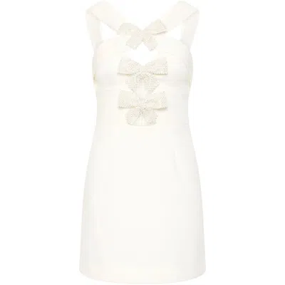 Rebecca Vallance Bonded Crepe Hermione Mini Dress