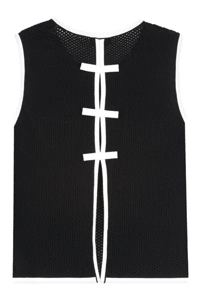 Elisabetta Franchi Sleeveless Mesh Top