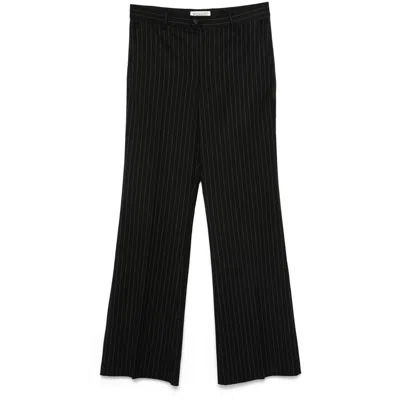 Midnight Rodeo Pinstripe Flared Trousers