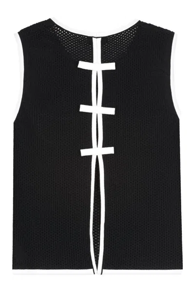 Elisabetta Franchi Sleeveless Mesh Top