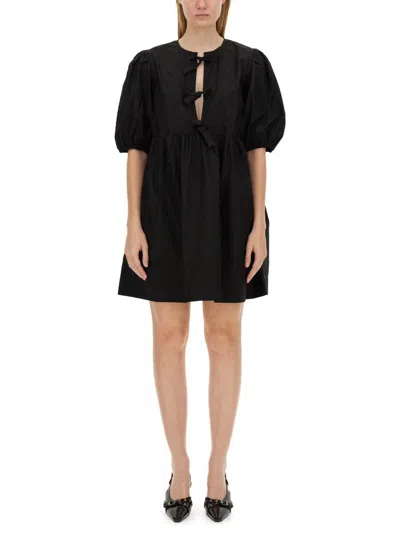 Ganni Tie String Mini Dress