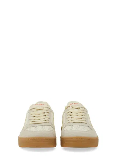 Veja V-82 Grained Leather Pure Sneakers Shoes