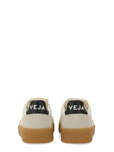 Veja V-82 Grained Leather Pure Sneakers Shoes