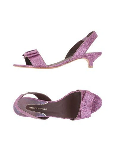 Shop Bruno Magli Sandals In Light Purple