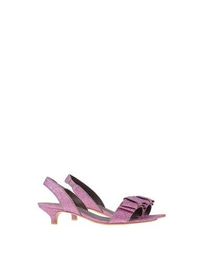 Shop Bruno Magli Sandals In Light Purple