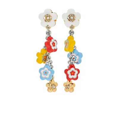Marc Jacobs The Enamel Wild Daisy Statement Earrings