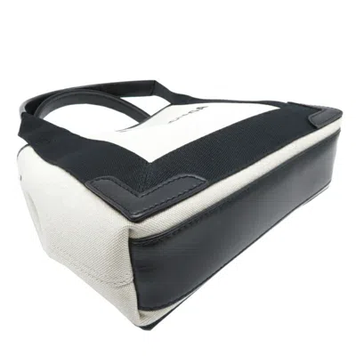Pre-owned Balenciaga Black Gray Canvas Tote Bag ()