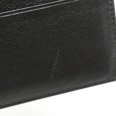 Pre-owned Balenciaga Black Gray Coated Canvas Bill Wallet (bi-fold) () In Multi