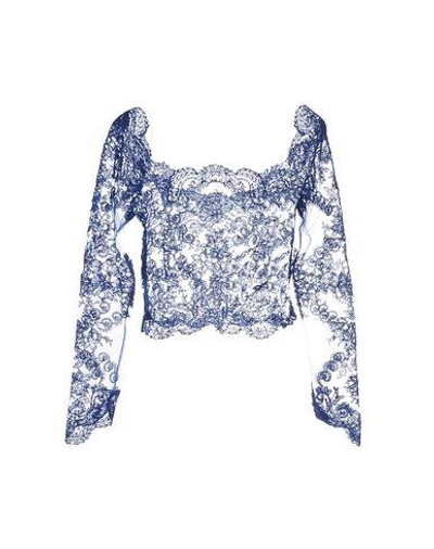 Shop Ermanno Scervino Blouse In Azure