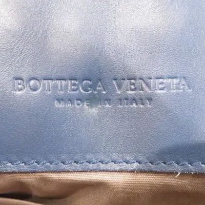 Pre-owned Bottega Veneta Intrecciato Navy Intrecciato Clutch Bag ()