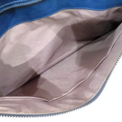 Pre-owned Bottega Veneta Intrecciato Navy Intrecciato Clutch Bag ()