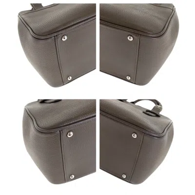 Pre-owned Burberry Brown Leather Handbag Shoulder Bag ()