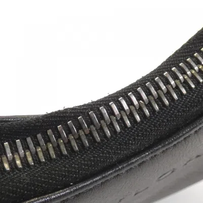 Pre-owned Bvlgari Black Denim Leather Shoulder Bag ()