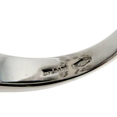 Pre-owned Bvlgari White Gold White Gold (18k) Band Ring ()