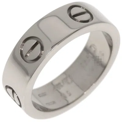 Pre-owned Cartier White Gold White Gold (18k) Band Ring ()